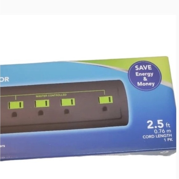 Sunbeam Powerstrip Advanced 7 Outlet Surge protection Computers, TVs office - Picture 2 of 8